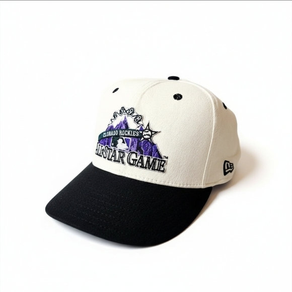 VINTAGE New Era 59FIFTY Colorado Rockies 1998 All-Star Hat - Size 7 3/4